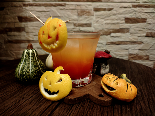 Halloween-Cocktailrezept "KAASSELER BLOODY SUNSET
